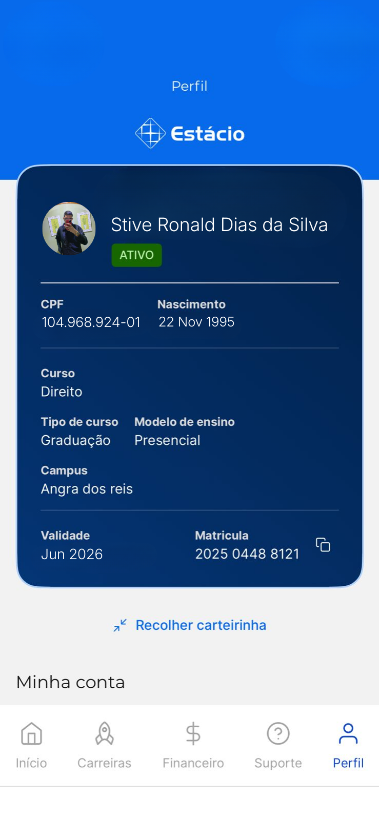 Carteirinha Estácio